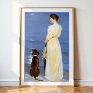 Sommarkväll i Skagen, P.S.Krøyer, Art Poster