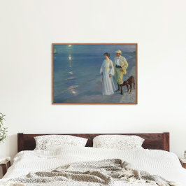 Sommarkväll Peder Severin Krøyer Art Danmark Poster