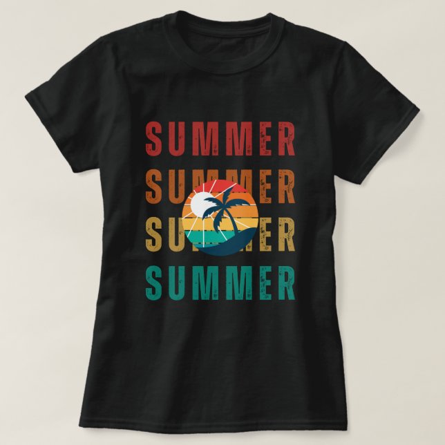 Sommarkvinnor T Shirt (Design framsida)