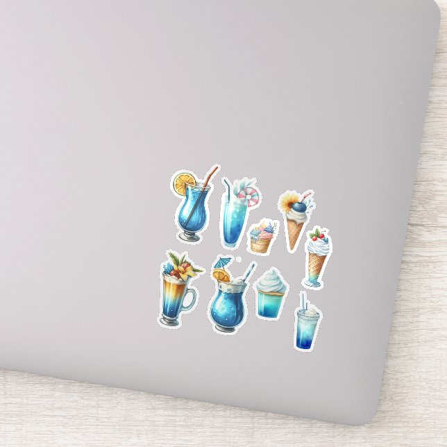 Sommarläckerheter Klistermärken (Detalj)