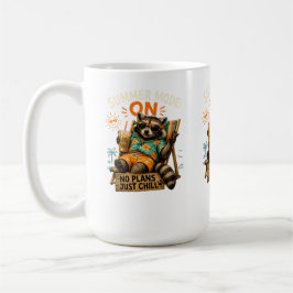 Sommarläge PÅ – Inga Planer, Bara Avslappning 🦝☕ Kaffemugg
