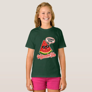 Sommarläge Vattenmelon Flickor T-shirt