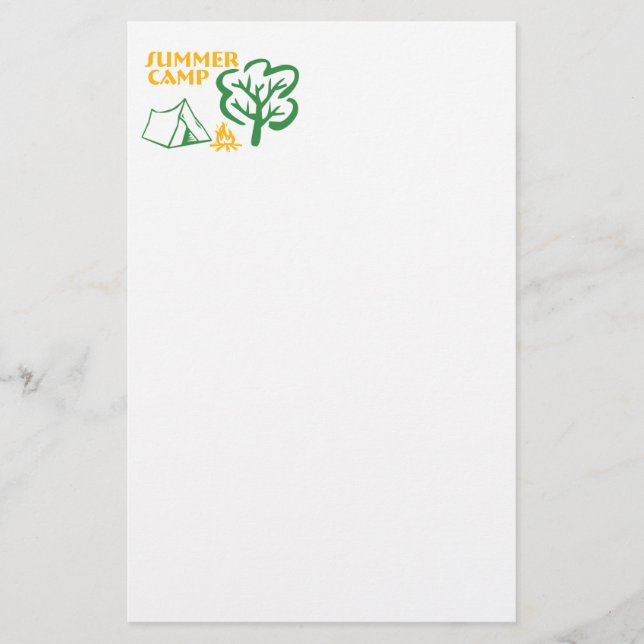 Sommarläger Brevpapper (Framsida)