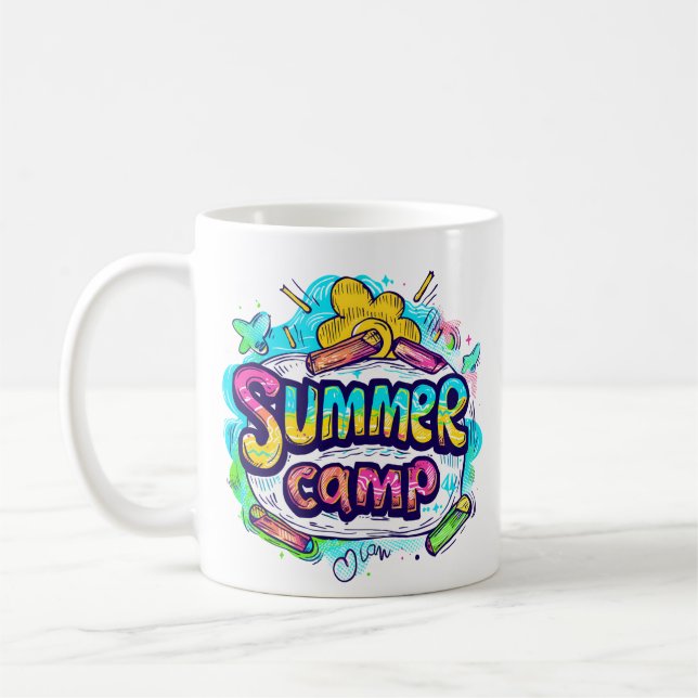 Sommarläger - färgbildande sommarläger kaffemugg (Vänster)