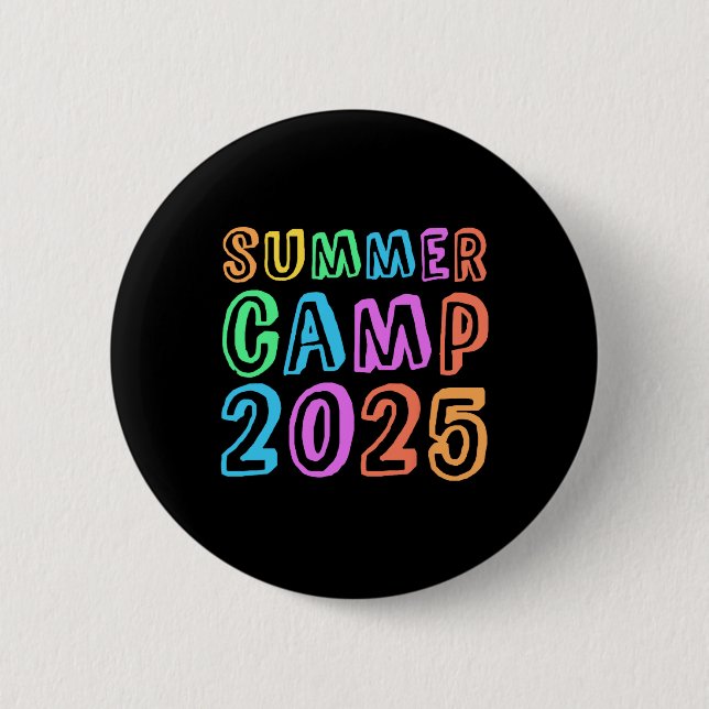 Sommarläger för barn 2025 Campingsjef Crew Värd C Knapp (Framsida)