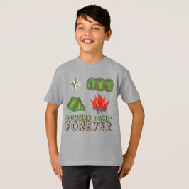 Sommarläger för Compass Sleeping Bag Tält Fire Tee Shirt