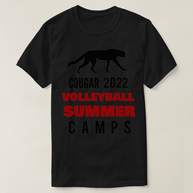 sommarläger för volleyboll t shirt (Design framsida)