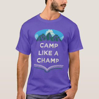 Sommarläger som en mästare Tropisk campare F f T Shirt
