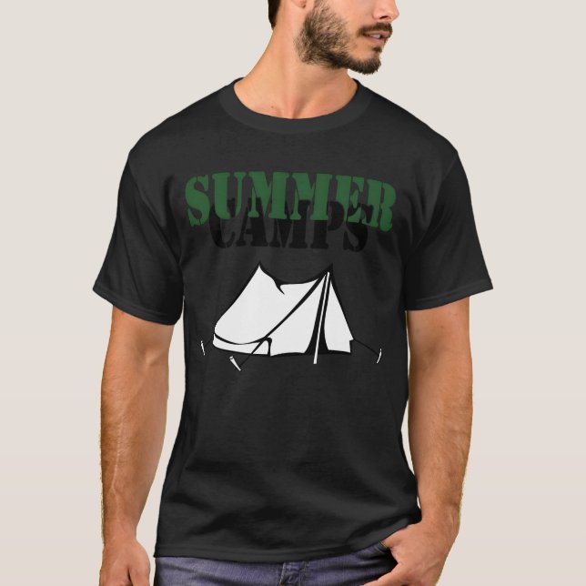 Sommarläger vänner t shirt (Framsida)