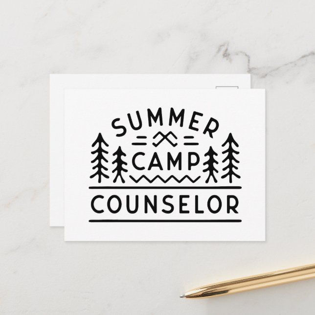 Sommarlägerrådgivare Vykort (Fram/Back In Situ)