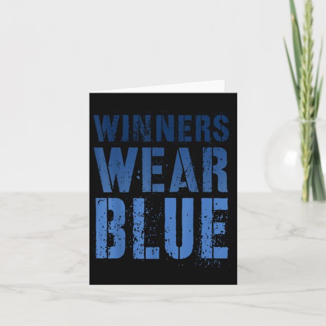 Sommarlägets vinnare Bära Blue Competition Krig Ga Kort (Framsida)