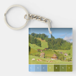Sommarlandskap i Schweiz