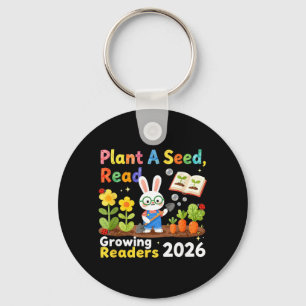 Sommarläsning 2026 Plantera Ett Frö Läs Växande Nyckelring