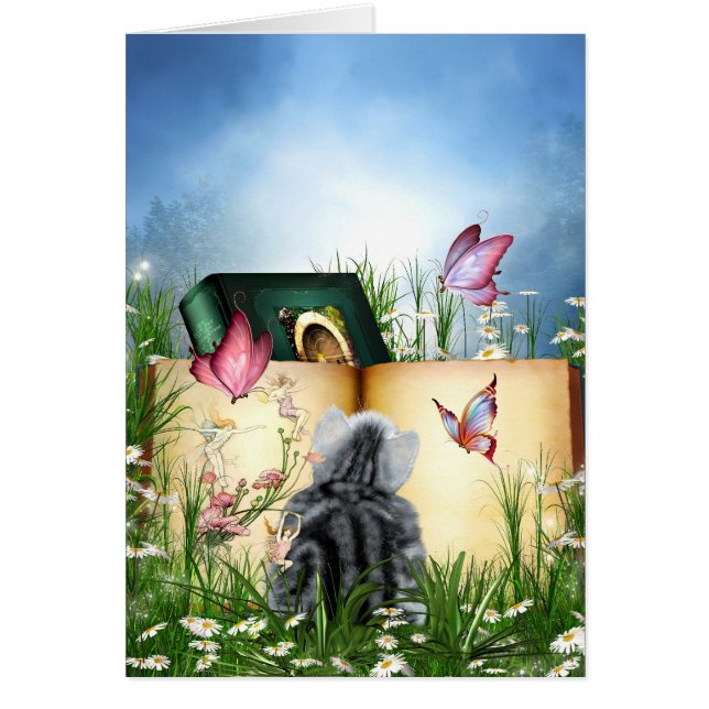 Sommarläsning Hälsningskort (Framsidan)