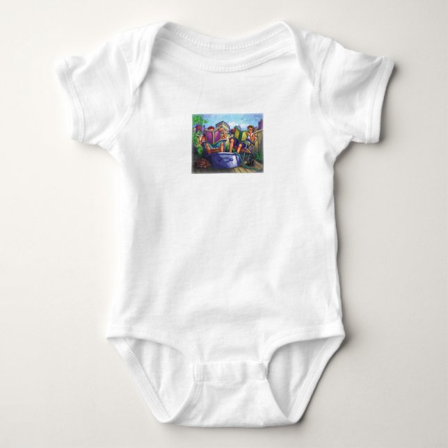 Sommarläsning T Shirt (Framsida)