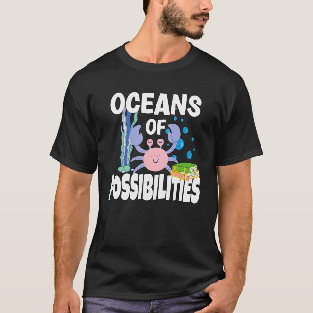 Sommarläsningsbibliotekarie T Shirt (Framsida)
