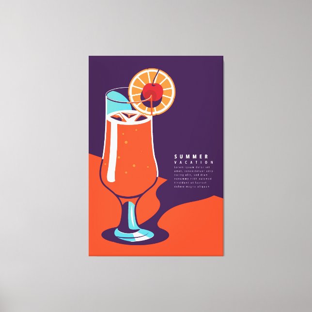 Sommarlayout Canvastryck (Framsida)