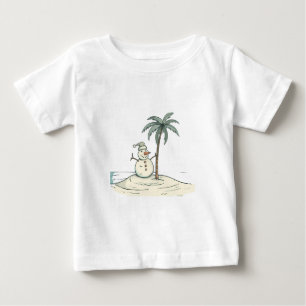 Sommarledighet Snömannen Tropisk strand vibe Ö T Shirt