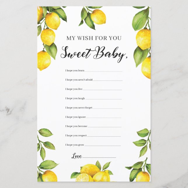 Sommarlexikon mitt Önskemål för Baby-spelet (Framsida)