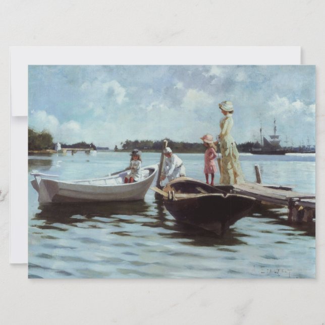 Sommarlivet på öarna (av Albert Edelfilt) Kort (Framsida)