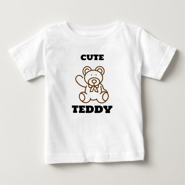 Sommarljus Nalle Spädbarn T Shirt (Framsida)