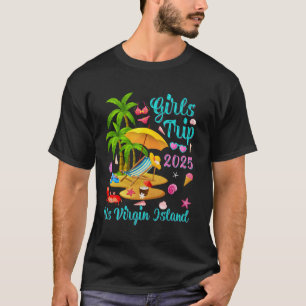 Sommarlov på Amerikanska Jungfruöarna för tjejresa T Shirt