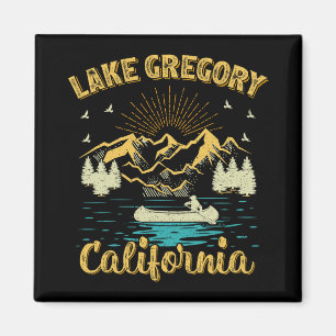 Sommarlov Retro Berg Kalifornien Gregory  Magnet