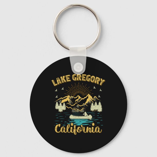 Sommarlov Retro Berg Kalifornien Gregory  Nyckelring (Framsida)