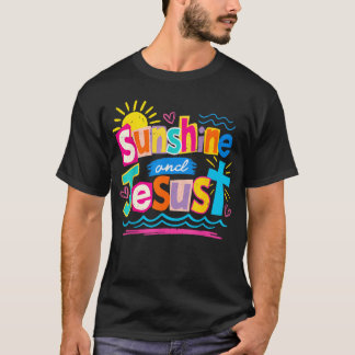 Sommarlov Solsken Jesus Kristna Hawaii T Shirt