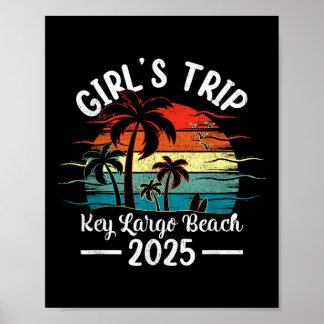 Sommarlov Tjejresa 2025 Florida Key Largo Poster