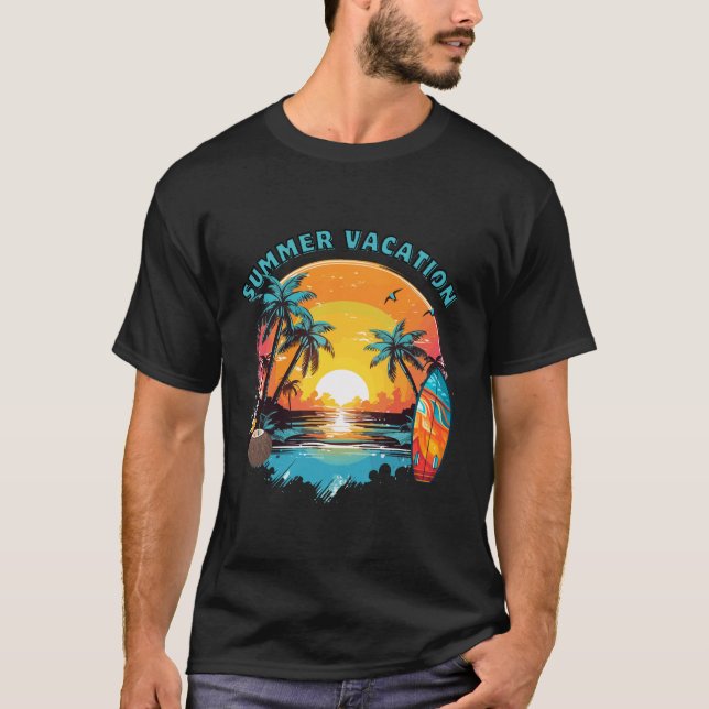 Sommarlovsvibbar T Shirt (Framsida)