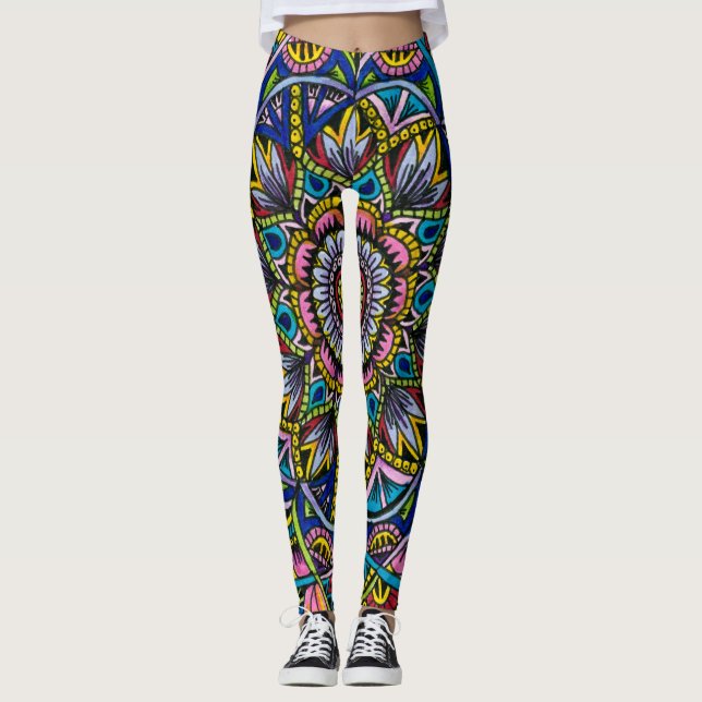 SommarMandala Leggings (Framsida)
