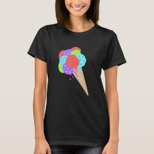 Sommarmatsgrafik med nio skopor av Coola Ice C T Shirt