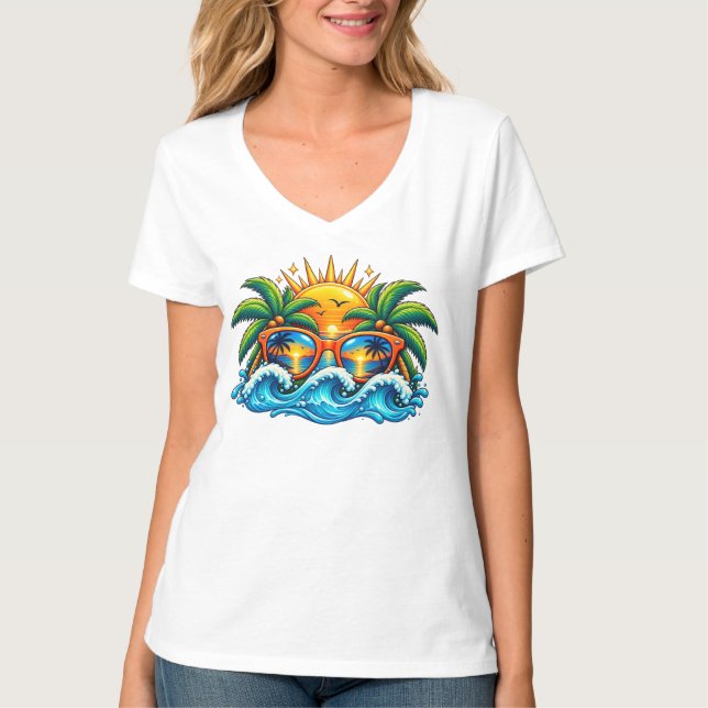 Sommarminnen på 1 t shirt (Framsida)