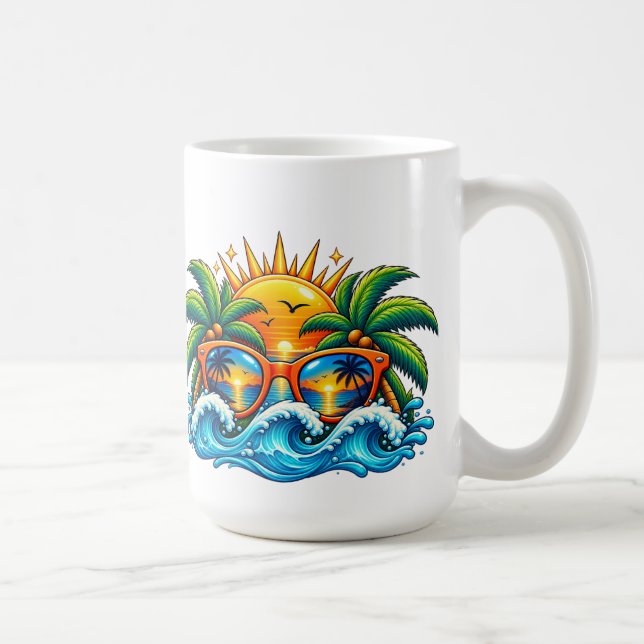Sommarminnen På Kaffemugg (Höger)
