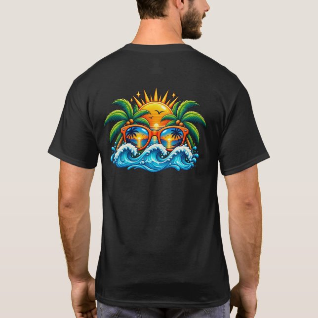 Sommarminnen På T Shirt (Baksida)