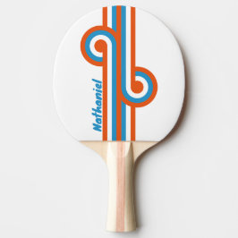 Sommarminnesloop med namn pingisracket