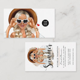 Sommarmood Fashion Event Planner Affärskort Visitkort