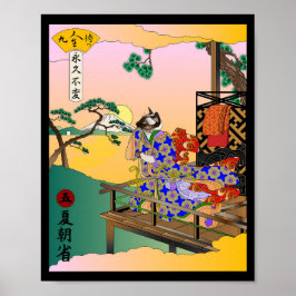 Sommarmorgon för självreflexion poster