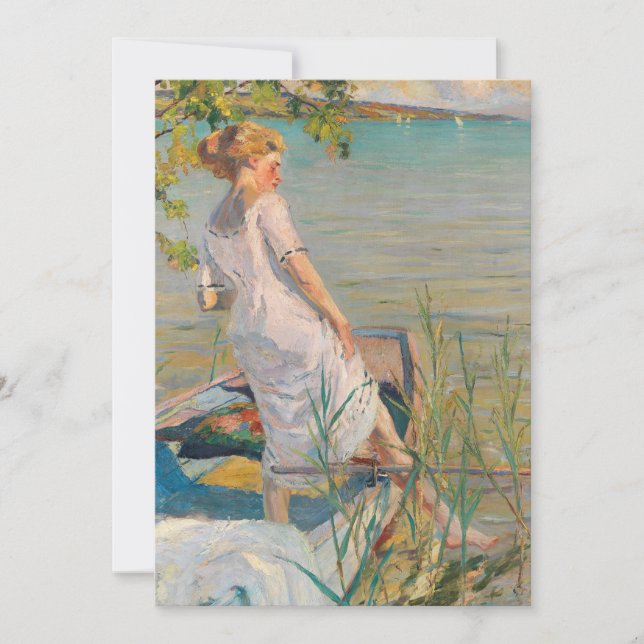 Sommarmorgon på Sjö Starnberg | Edward Cucuel (Framsida)
