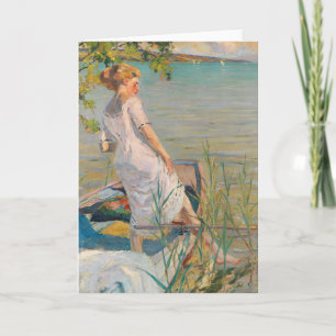 Sommarmorgon på Sjö Starnberg Edward Cucuel Kort