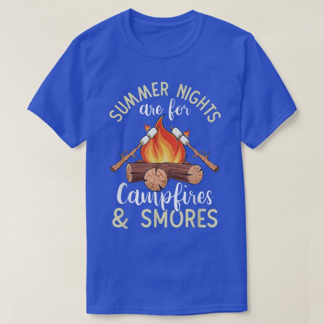 SommarmörkerCamping Smores Campfire Smores Camper T Shirt (Design framsida)