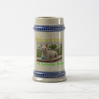 Sommarmuggdrinken och tycker om, alla sejdel