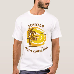 Sommarmyrtelstrand - södra karolina t shirt