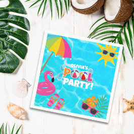Sommarnamn för Bassäng Party Pappersservett
