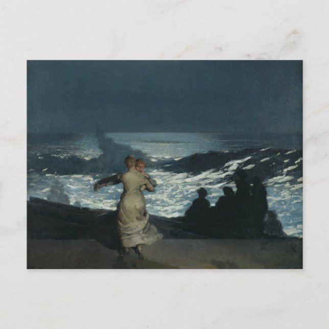 Sommarnatt, 1890 vykort (Framsida)