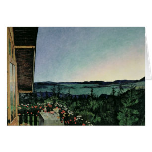 Sommarnatt, 1899 hälsningskort