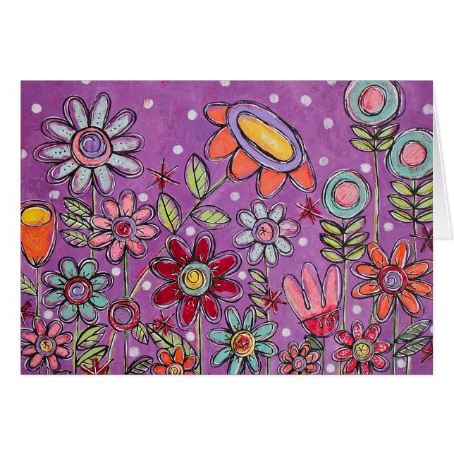 Sommarnatt Hälsningskort (Framsidan Horizontal)