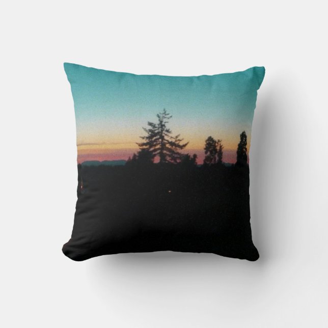 Sommarnatt i Pacific Northwest Kudde (Framsida)