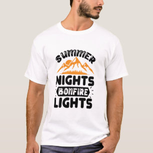Sommarnattens brasa ljus  t shirt